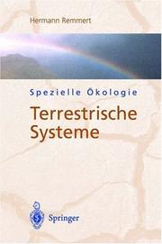 Cover of: Spezielle Ökologie by Hermann Remmert