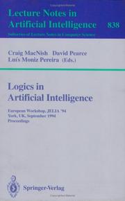 Cover of: Logics in artificial intelligence by European Workshop JELIA '94 (1994 York, UK)