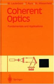 Cover of: Coherent optics by W. Lauterborn