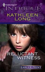 Cover of: Reluctant Witness (Intrigue)