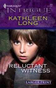 Cover of: Reluctant Witness (Intrigue) by Kathleen Long