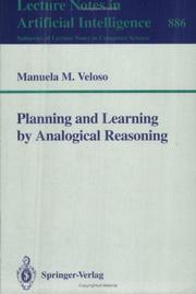 Cover of: Planning and learning by analogical reasoning