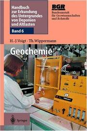 Cover of: Geochemie