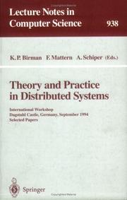 Cover of: Theory and practice in distributed systems: international workshop, Dagstuhl Castle, Germany, September 5-9, 1994 : selected papers