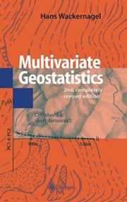 Cover of: Multivariate geostatistics | Hans Wackernagel