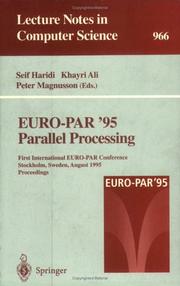 Cover of: EURO-PAR '95 parallel processing by International EURO-PAR Conference (1st 1995 Stockholm, Sweden)