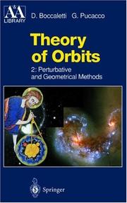 Theory of orbits by D. Boccaletti, G. Pucacco, Dino Boccaletti, Giuseppe Pucacco