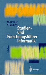 Cover of: Studien- und Forschungsführer Informatik