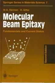 Cover of: Molecular beam epitaxy: fundamentals and current status