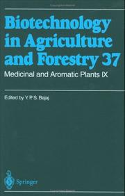 Cover of: Medicinal and Aromatic Plants IX by Y. P. S. Bajaj