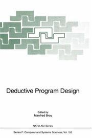 Cover of: Deductive program design