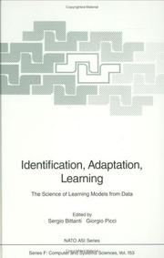Identification, adaptation, learning by Sergio Bittanti