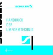 Cover of: Handbuch der Umformtechnik