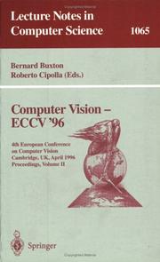 Computer Vision - ECCV '96