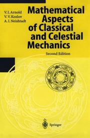 Cover of: Mathematical Aspects of Classical and Celestial Mechanics