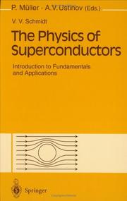 The physics of superconductors by V. V. Shmidt