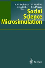 Cover of: Social science microsimulation
