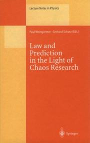 Cover of: Law and prediction in the light of chaos research