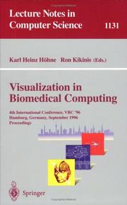 Cover of: Visualization in biomedical computing by Karl Heinz Höhne, Ron Kikinis (eds.).