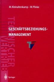 Cover of: Geschäftsbeziehungsmanagement