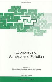 Cover of: Economics of atmospheric pollution