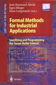 Cover of: Formal Methods for Industrial Applications by 