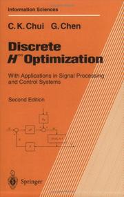 Cover of: Discrete H Optimization: With Applications in Signal Processing and Control Systems (Springer Series in Information Sciences)