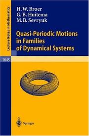 Quasi-periodic motions in families of dynamical systems