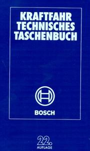 Cover of: Kraftfahr Technisches Taschenbuch