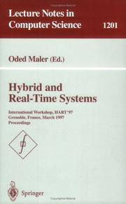 Cover of: Hybrid and Real-Time Systems: International Workshop, HART'97, Grenoble, France, March 26-28, 1997, Proceedings (Lecture Notes in Computer Science)