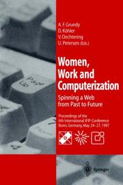 Cover of: Women, work and computerization | 
