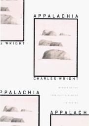 Cover of: Appalachia by Charles Wright