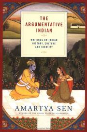 Cover of: The Argumentative Indian: Writings on Indian History, Culture and Identity
