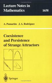 Cover of: Coexistence and Persistence of Strange Attractors (Lecture Notes in Mathematics)