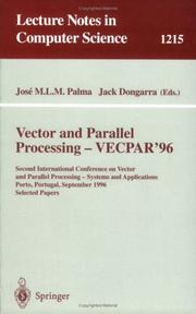 Vector and parallel processing-VECPAR ʼ96 by International Conference on Vector and Parallel Processing-Systems and Applications (2nd 1996 Porto, Portugal)