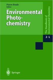 Cover of: Environmental Photochemistry Part 1