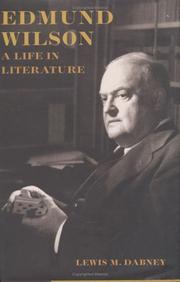 Cover of: Edmund Wilson: a life in literature