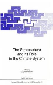 Cover of: The stratosphere and its role in the climate system