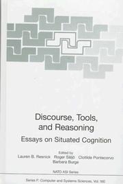 Cover of: Discourse, Tools and Reasoning: Essays on Situated Cognition (NATO ASI Series / Computer and Systems Sciences)