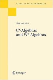 Cover of: C*-algebras and W*-algebras