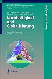 Cover of: Nachhaltigkeit und Globalisierung: Herausforderungen und Handlungsansätze (Konzept Nachhaltigkeit)