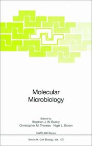 Molecular microbiology by Christopher M. Thomas