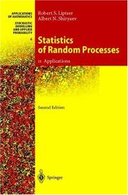 Cover of: Statistics of Random Processes II | Robert S. Liptser