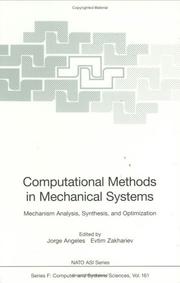 Cover of: Computational Methods in Mechanical Systems by 