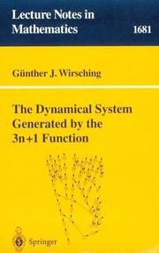 The dynamical system generated by the 3n + 1 function by Günther J. Wirsching