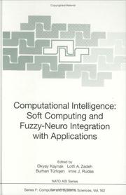 Cover of: Computational intelligence: soft computing and fuzzy-neuro integration with applications