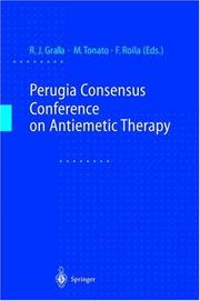 Cover of: Perugia Consensus Conference on Antiemetic Therapy