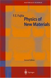 Cover of: Physics of new materials