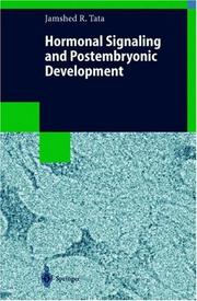 Cover of: Hormonal signaling and postembryonic development