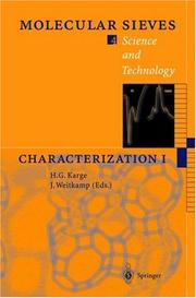 Cover of: Characterization I (Molecular Sieves) by 